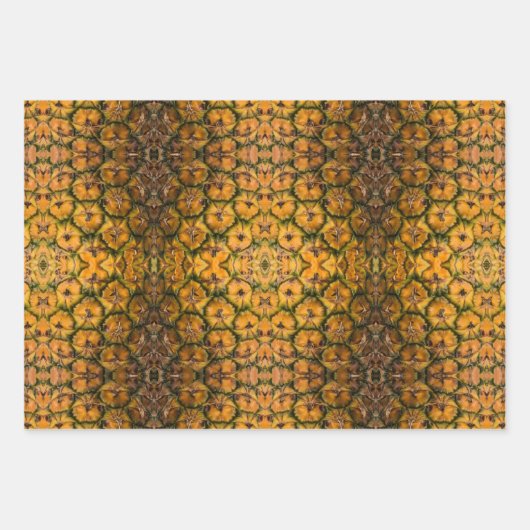 Ananasschil textuur inpakpapier vel (Voorkant)