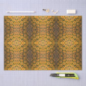 Ananasschil textuur tissuepapier (Craft)