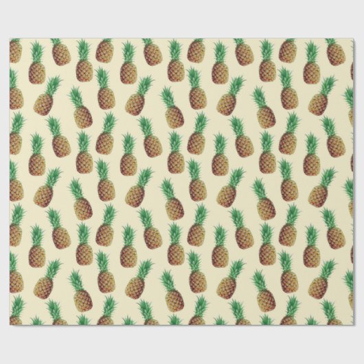 ananasschroot cadeaupapier (Vlak)