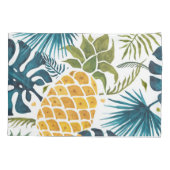 ananassegelbladbladeren kussensloop (Achterkant)