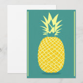 ananassekaart feestdagenkaart (Voorkant / Achterkant)