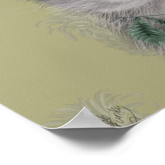 ananassekat poster (Hoek)