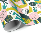 Ananassen Abstract: kleurrijke naadloze patchwork Cadeaupapier (Rol Hoek)