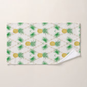 ananassen, badhanddoekset met retro bad handdoek (Handdoek)