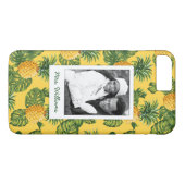 ananassen en bladeren | Foto en naam toevoegen Case-Mate iPhone Case (Achterkant (Horizontaal))