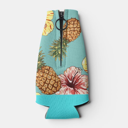 Ananassen en Hibiscus Flesjeskoeler (Achterkant)