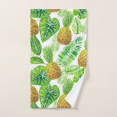 ananassen en tropische bladeren bad handdoek (Handdoek)