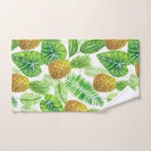 ananassen en tropische bladeren bad handdoek (Handdoek)