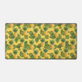 ananassen en tropische bladeren op goud bureaumat (Voorkant)