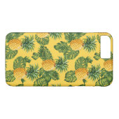 ananassen en tropische bladeren op goud Case-Mate iPhone case (Achterkant (Horizontaal))