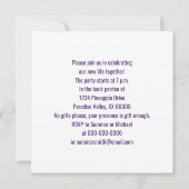 ananassen met zonnebrillen kaart (Achterkant)