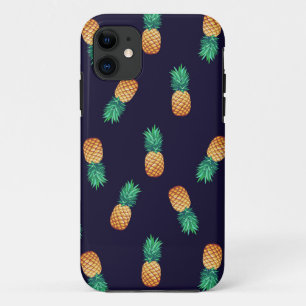 ananassen op de marine iPhone 11 hoesje
