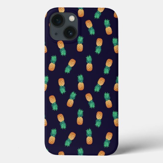 ananassen op de marine Case-Mate iPhone case (Achterkant)
