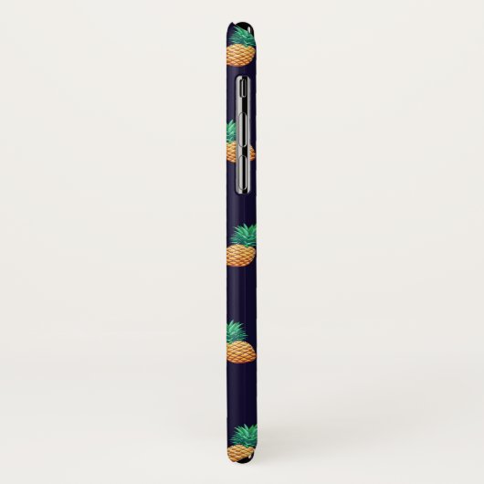 ananassen op de marine Case-Mate iPhone case (Achterkant/links)