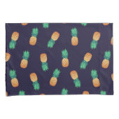 ananassen op de marine kussensloop (Voorkant-Rechts)