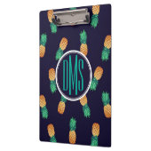 ananassen op de marine | Monogram Klembord (Links)