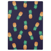 ananassen op de marine | Monogram Klembord (Achterkant)