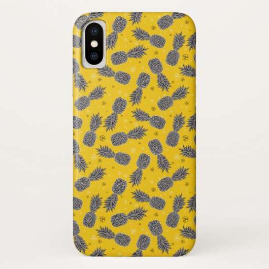 ananassen op goud Case-Mate iPhone case (Achterkant)
