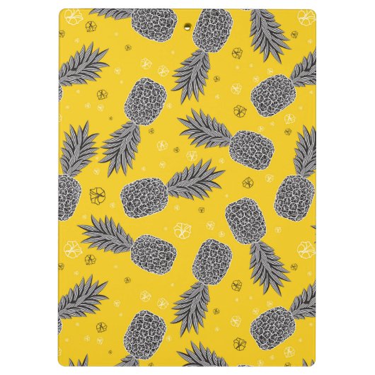 ananassen op goud | Jouw namen toevoegen Klembord (Achterkant)