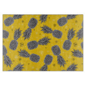 ananassen op goud snijplank (Voorkant)