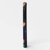 Ananassen op marineblauw Case-Mate iPhone case (Achterkant/links)