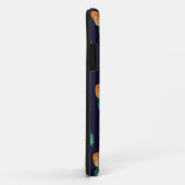 Ananassen op marineblauw Case-Mate iPhone case (Achterkant/rechts)