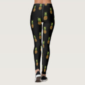 ananassen op zwarte leggings (Achterkant)