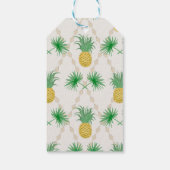 ananassen, retro cadeaulabel (Achterkant)