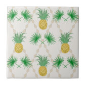 ananassen, retro tegeltje (Voorkant)