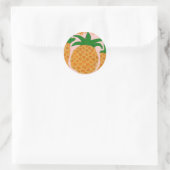 ananassen ticker ronde sticker (Tas)