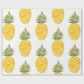 Ananassen. Waterverf handgeschilderde afbeelding w Cadeaupapier (Vlak)
