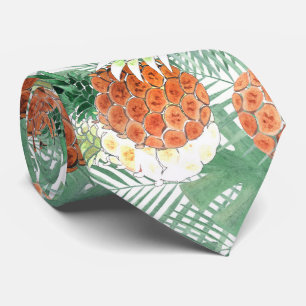 ananassen, zoete koppels, vruchten stropdas