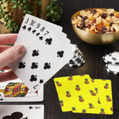 ananassepatroon rijwielen pokerkaarten (Insitu)