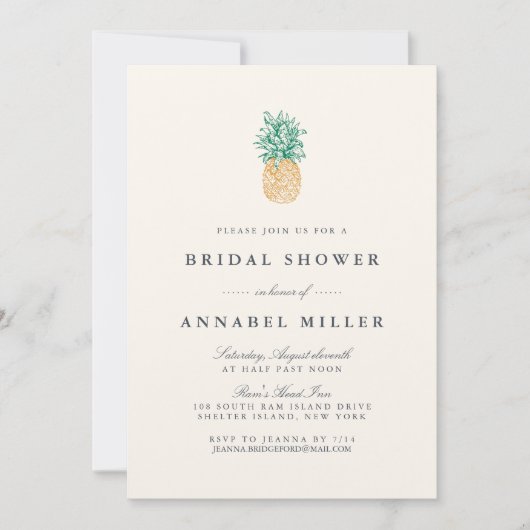 ananassetbakkersdienst kaart (Voorkant)