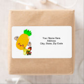 Ananassruitlabels Etiket (Insitu)