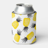 Ananastextuur, zomerpatroon. blikjeskoeler (Blikje Voorkant)