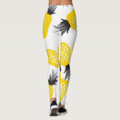 Ananastextuur,  zomerpatroon. leggings (Achterkant)