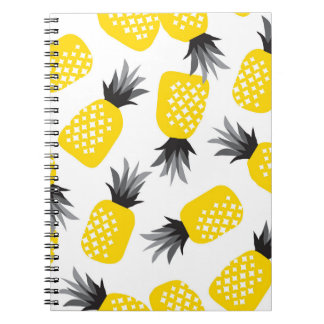 Ananastextuur, zomerpatroon. notitieboek