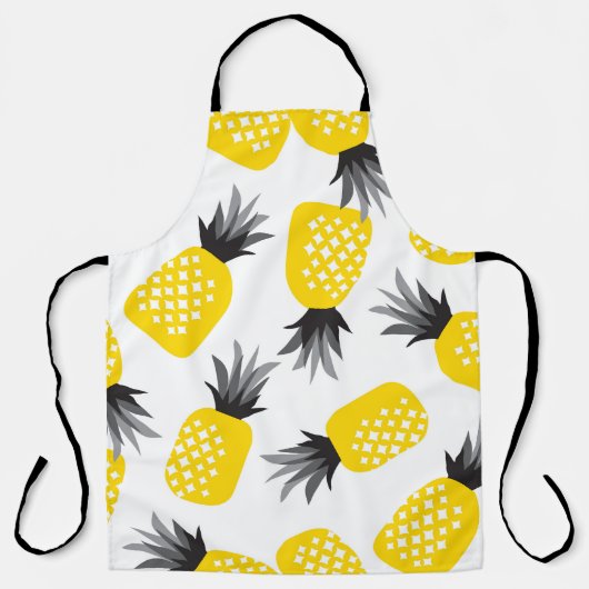 Ananastextuur, zomerpatroon. schort (Voorkant)