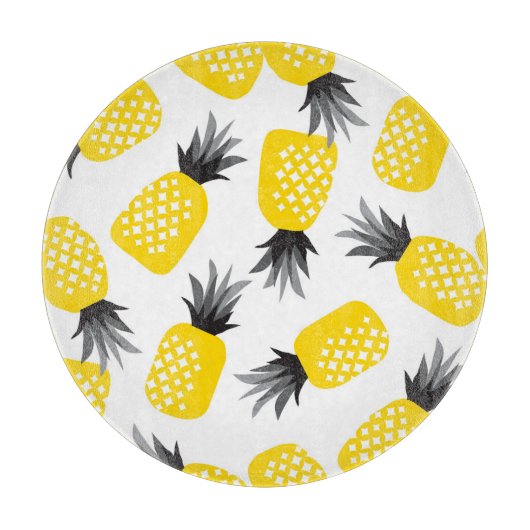 Ananastextuur,  zomerpatroon. snijplank (Voorkant)