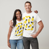 Ananastextuur,  zomerpatroon. t-shirt (Unisex)