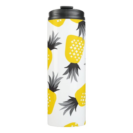 Ananastextuur,  zomerpatroon. thermosbeker (Voorkant)