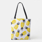 Ananastextuur,  zomerpatroon. tote bag (Achterkant)