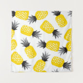 Ananastextuur, zomerpatroon. wandkleed (Voorkant (horizontaal))