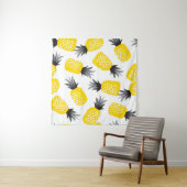 Ananastextuur, zomerpatroon. wandkleed (In Situ (horizontaal))