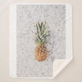 ananasvruchten sherpa deken (Voorkant)