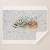 ananasvruchten sherpa deken (Voorkant (horizontaal))