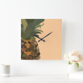 ananasvruchten vierkante klok (Huis)