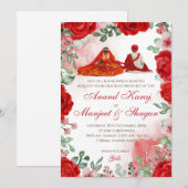 Anand Karaj-uitnodigingen & Sikh huwelijkskaarten Kaart (Voorkant / Achterkant)