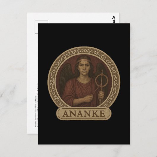 Ananke Goddess of Necessity Postcard Briefkaart (Voorkant / Achterkant)